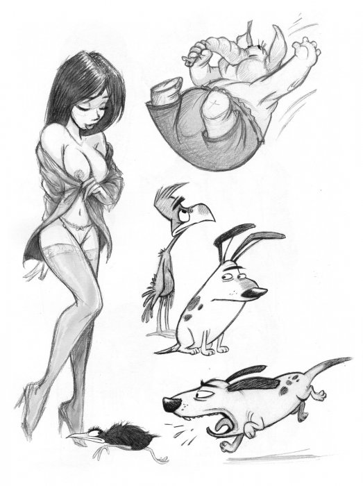 Скетчбуки Дина Игла