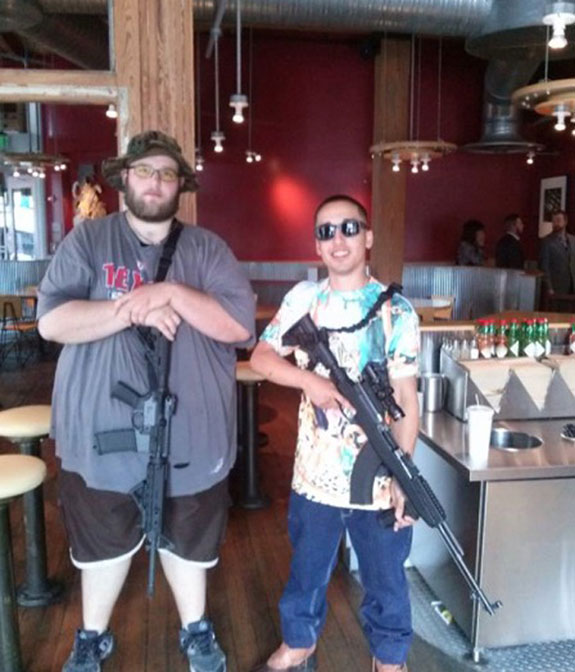 За открытое ношение За открытое ношение