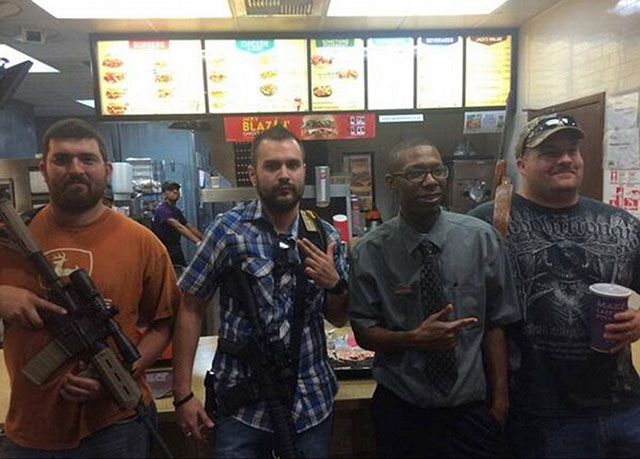 За открытое ношение За открытое ношение