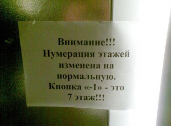 Забавные надписи и объявления (23 фото)