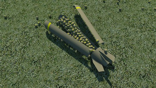 Авиаудар по Горловке: каратели использовали запрещенные кассетные бомбы