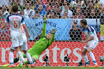 Россия уступила Бельгии на чемпионате мира в Бразилии