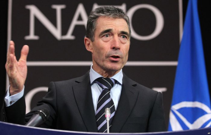 Генсек НАТО Андерс Фог Расмуссен призвал Россию вернуть Крым Украине