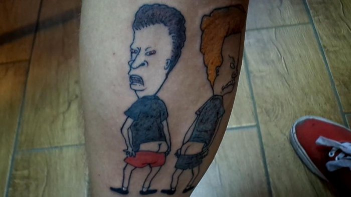 Забавная татуировка