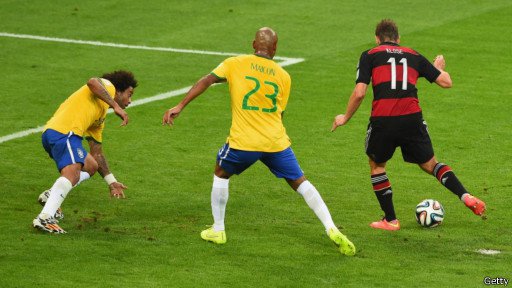 Германия разгромила Бразилию со счётом 7:1 и вышла в финал ЧМ-2014