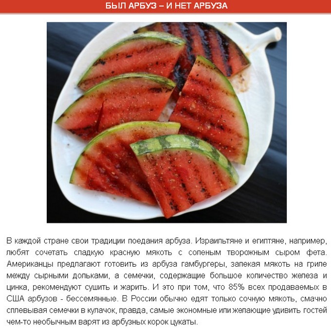 Интересные факты об арбузе (9 фото)