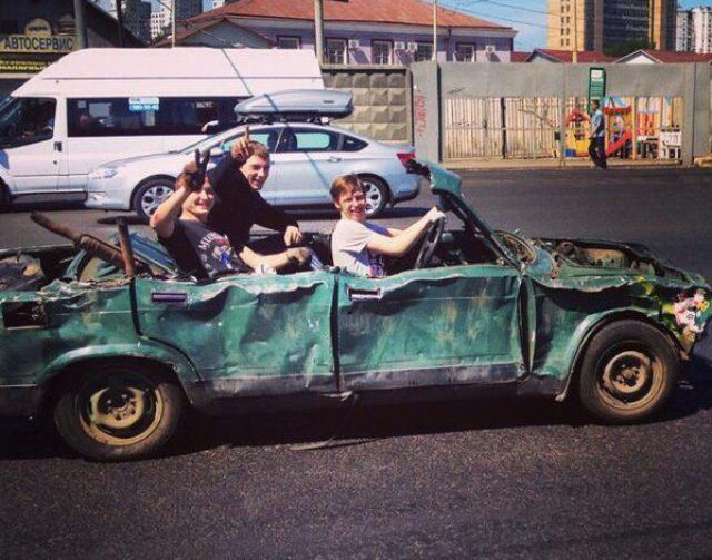 Автоприколы (55 фото)