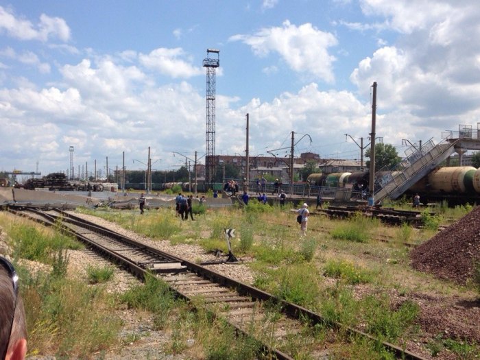 Обрушение виадука на ул. Семафорная 321