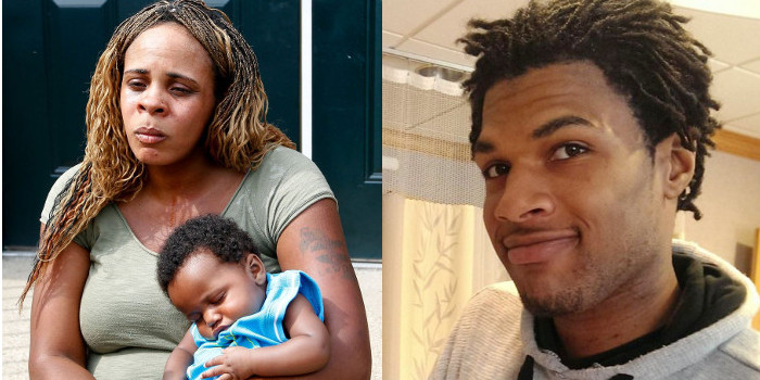 Негр с пушкой в магазине