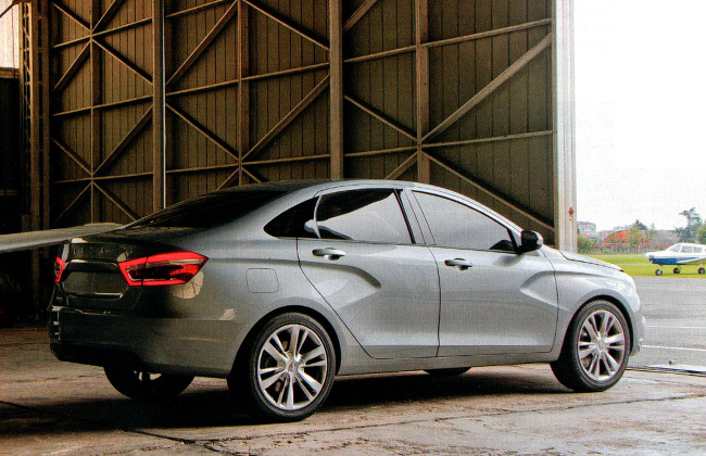 Изображения седана Lada Vesta