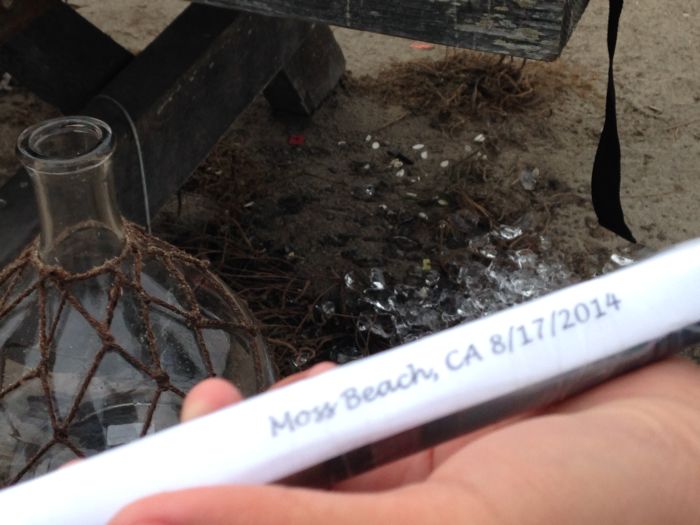 Необычное послание в бутылке