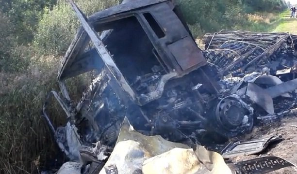 Подборка аварий фур, различных грузовиков. Сентябрь 2014, часть 1