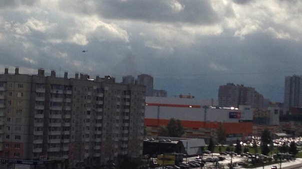 На ул. Шахтеров горит многоэтажка (17:34 - пожар локализован)