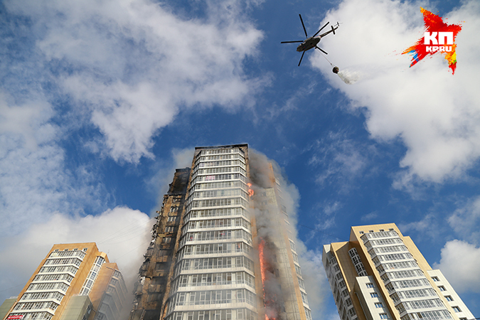 Красноярский застройщик «открестился» от сгоревшей высотки Красноярский застройщик «открестился» от сгоревшей высотки