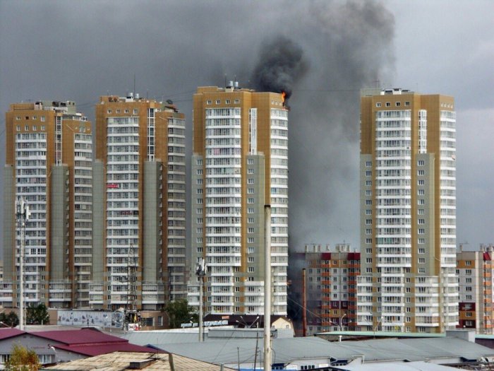 В Красноярске составили список пожароопасных домов