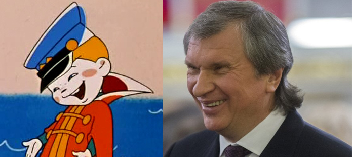 До и после - герои мультфильмов