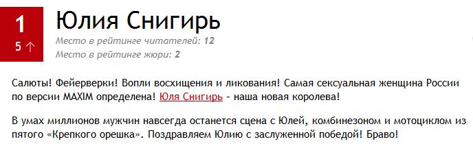 100 самых сексуальных женщин России 2014 - 2 (продолжение)