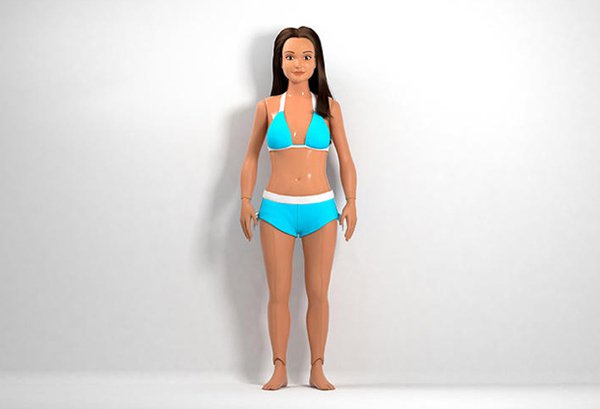 В США создали "конкурентку" Барби с прыщами и целлюлитом