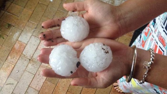 Шторм и град в Брисбене, Австралия! Шторм и град в Брисбене, Австралия!