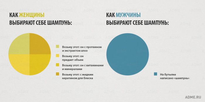 15 отличий мужчин и женщин в инфографике