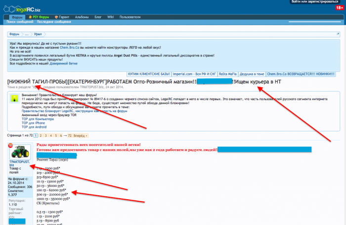 Как работают наркоторговцы