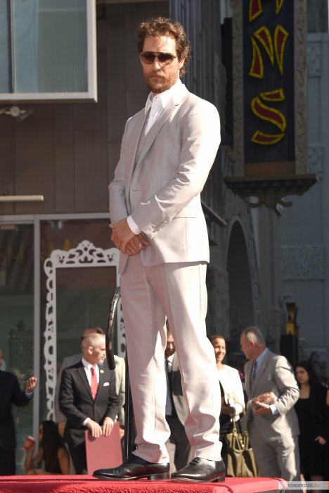 Мэттью МакКонахи получил звезду на «Аллее славы»