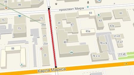 В Красноярске перекрывают часть улицы Перенсона