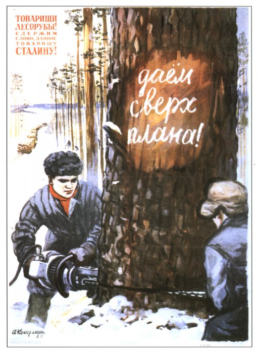 Советские плакаты 1945-53 года