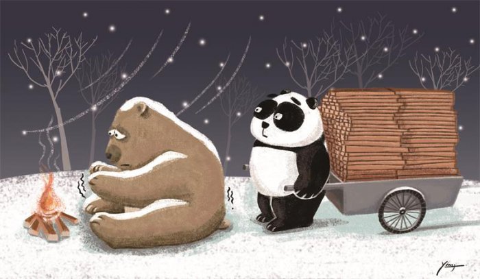  Подборка карикатур с приветом из Китая IV