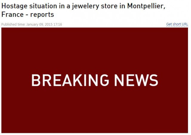 Новый захват заложников во Франции  в ювелирном магазине на юге страны