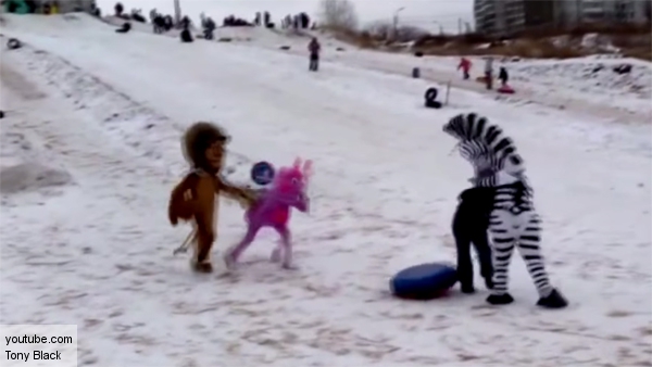 Дракой ростовых кукол из «Мадагаскара» занялась полиция