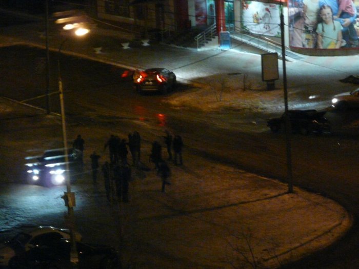 Авария на Взлетке в Красноярске переросла в массовую драку!