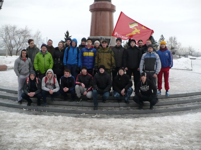 Массовая пробежка 23 февраля 2015 Красноярск