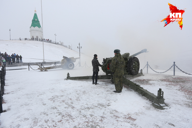 На Караульной горе Красноярска опробовали новую пушку