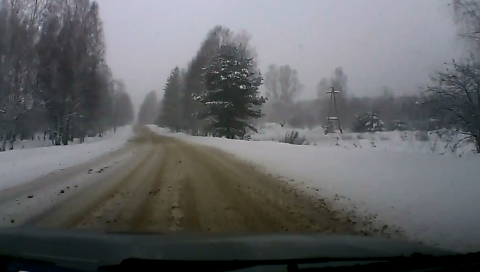 Зимняя подборка заносов от первого лица #14 (регистратор)