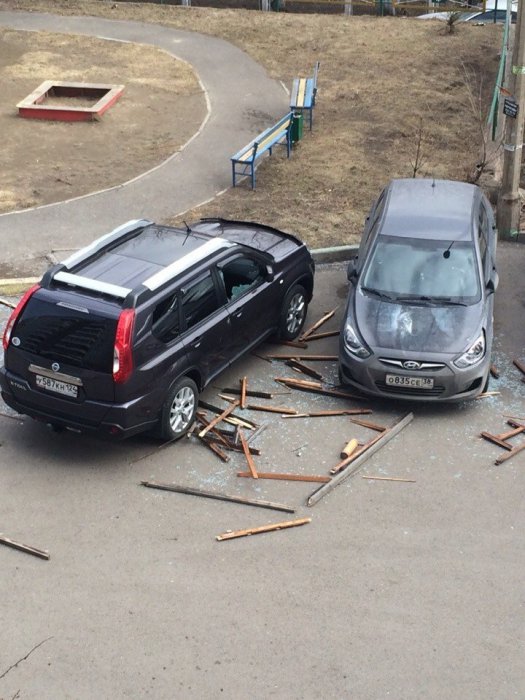 В Красноярском крае продолжается сильный ветер