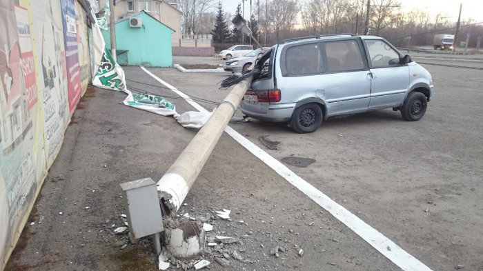 В Красноярском крае продолжается сильный ветер