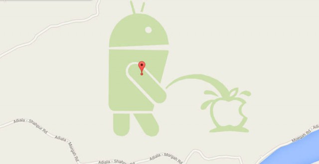 Компания Google запретила редактировать карты, из-за шутки пользователя