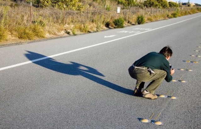 Специальные "ребрышки" по краям дороги