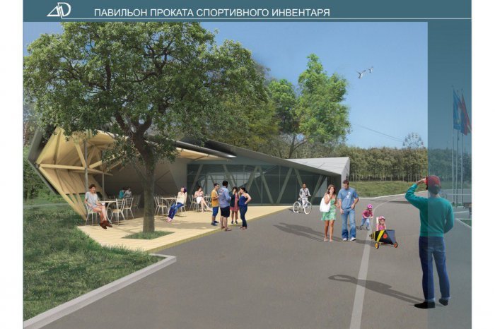 Проект благоустройства центральной набережной в Красноярске.