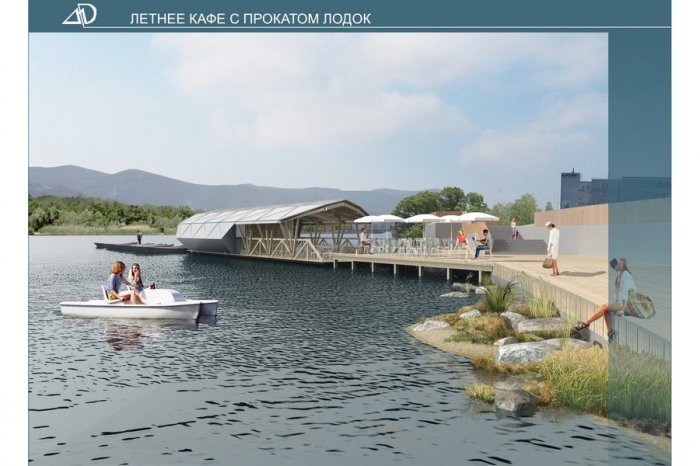 Проект благоустройства центральной набережной в Красноярске.