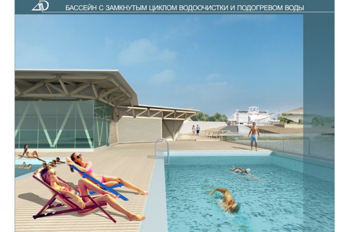 Проект благоустройства центральной набережной в Красноярске.