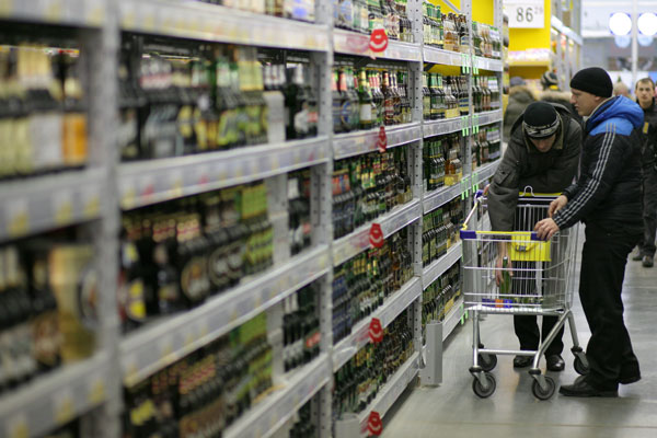  В России упали продажи водки!