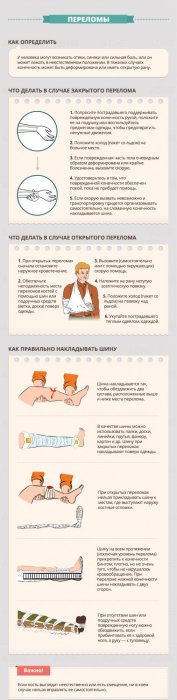 Инструкции по оказанию первой помощи