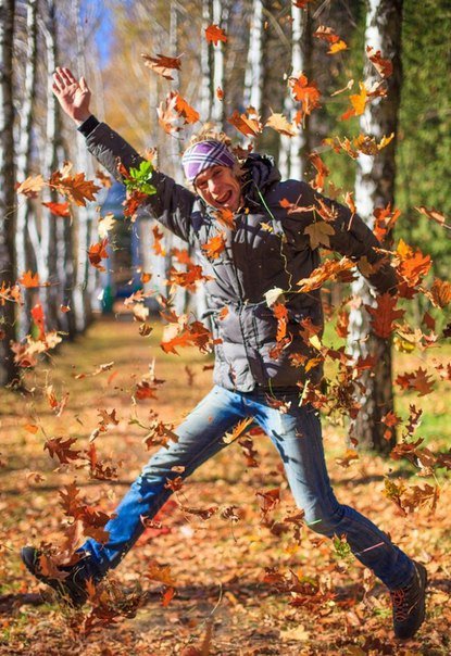 Как правильно фотографироваться осенью