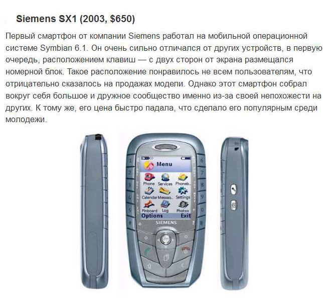 Топ-10 мобильных телефонов, которые были популярными ранее