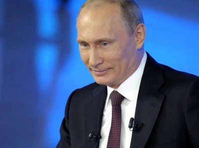 Жители Нью-Йорка вышли поддержать Владимира Путина