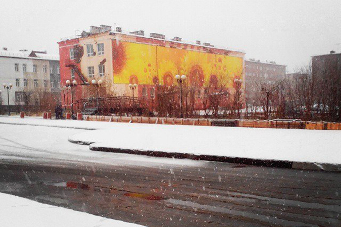 Жители Норильска дождались снега со смешанными чувствами
