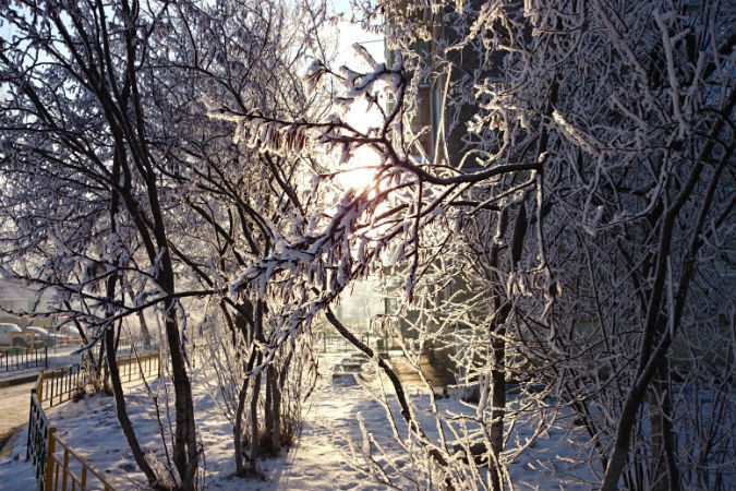 Что красноярцев ждет? Снег, ветер, гололед
