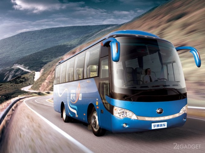 В Китае запустят беспилотные автобусы (видео)
